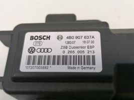 Volkswagen PASSAT B5 ESP acceleration yaw rate sensor 4B0907637A