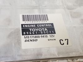 Toyota Avensis T250 Kit centralina motore ECU e serratura 8966105C71
