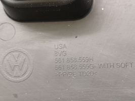 Volkswagen PASSAT B7 USA Ohjauspyörän pylvään verhoilu 561858559H