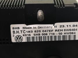 Volkswagen Touran I Ilmastoinnin ohjainlaite 1K0820047EF