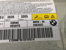 BMW 5 E60 E61 Poduszka powietrzna Airbag drzwi przednich 6963022