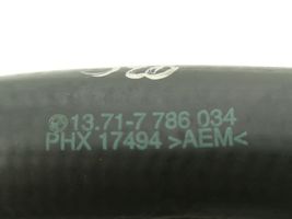 BMW 5 E60 E61 Przewód / Odma odpowietrzenia 7786034