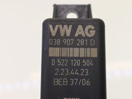 Volkswagen Jetta V Glow plug pre-heat relay 038907281D