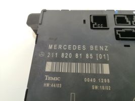 Mercedes-Benz E W211 Centralina/modulo portiere 2118208185