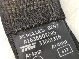 Mercedes-Benz ML W163 Cintura di sicurezza posteriore A1638602085