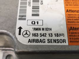 Mercedes-Benz ML W163 Centralina/modulo airbag 1635421318