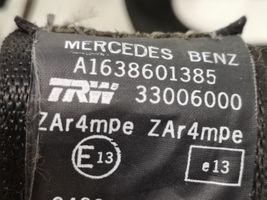 Mercedes-Benz ML W163 Pas bezpieczeństwa fotela przedniego A1638601385