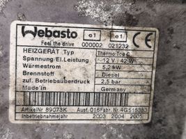 Volkswagen PASSAT B5.5 Pre riscaldatore ausiliario (Webasto) 89073K