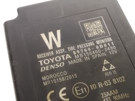 Toyota Yaris Module de pression des pneus 897600D011