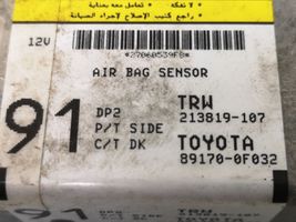 Toyota Corolla Verso E121 Module de contrôle airbag 213819107