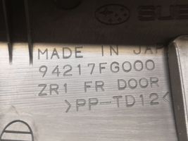 Subaru Impreza III Garniture de panneau carte de porte avant 94217FG000