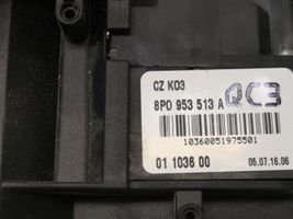 Audi A3 S3 A3 Sportback 8P Leva/interruttore dell’indicatore di direzione e tergicristallo 8P0953513A