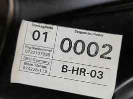 Volkswagen PASSAT B6 Galinio el. lango pakėlimo mechanizmas be varikliuko 3C4839756H