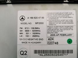 Mercedes-Benz A W169 Radija/ CD/DVD grotuvas/ navigacija A1698204789