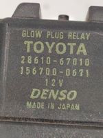 Toyota RAV 4 (XA30) Hehkutulpan esikuumennuksen rele 2861067010