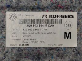 Volkswagen PASSAT B8 Trunk/boot mat liner 3G9863544M