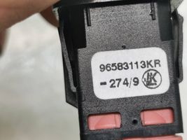 Citroen Berlingo Hazard light switch 96583113KR