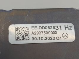 Mercedes-Benz EQC Couvercle de coffre avec bloc tampon reglable arrière A2937500000