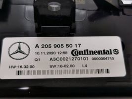 Mercedes-Benz EQC Ilmastoinnin ohjainlaite A2059055017