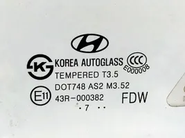 Hyundai i30 Vetro del finestrino della portiera anteriore - quattro porte 43R000382