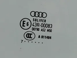 Audi A6 Allroad C6 Etuoven ikkunalasi, neliovinen malli 43r00083