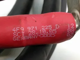 Audi A6 Allroad C6 Câble de batterie positif 4F9971225D