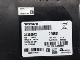 Volvo V60 Unidad de control/módulo del teléfono 31350642