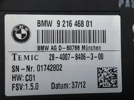 BMW 3 F30 F35 F31 Relais de chauffage de siège 9216468