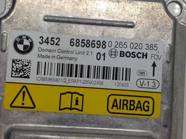 BMW 3 F30 F35 F31 Module de contrôle airbag 6858698