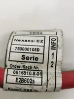 BMW 3 F30 F35 F31 Câble de batterie positif 8616811