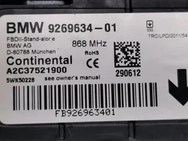 BMW 3 F30 F35 F31 Alarm control unit/module 9269634