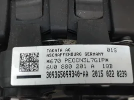 Skoda Fabia Mk3 (NJ) Poduszka powietrzna Airbag kierownicy 6V0880201A