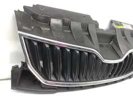 Skoda Fabia Mk3 (NJ) Maskownica / Grill / Atrapa górna chłodnicy 6v0853653