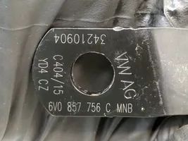 Skoda Fabia Mk3 (NJ) Klamra przedniego pasa bezpieczeństwa 6v0857756c