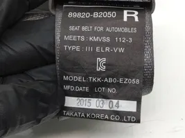 KIA Soul Rear seatbelt 89820B2050