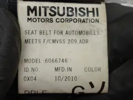 Mitsubishi ASX Cintura di sicurezza anteriore 6075396a
