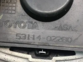 Toyota Auris E180 Etupuskurin ylempi jäähdytinsäleikkö 5311402260