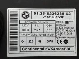 BMW 1 E81 E87 Unité de contrôle module CAS 9226238