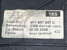 Audi A6 S6 C6 4F Keskikonsoli 4F1857951C