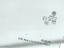 Volkswagen Cross Polo Vitre de fenêtre porte arrière 6R6845205