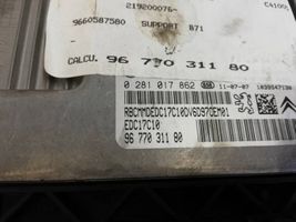 Citroen C4 II Calculateur moteur ECU 0281017862