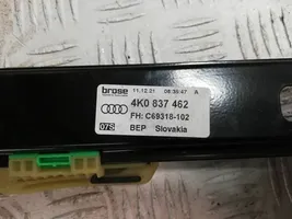 Audi A6 S6 C8 4K Takaoven ikkunan nostin moottorilla 4K0837462