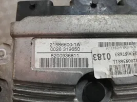 Renault Kangoo II Kit centralina motore ECU e serratura 8200936811