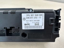 Volkswagen Touareg II Climate control unit 7P6907040BR