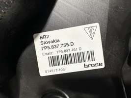 Porsche Cayenne (92A) Mécanisme de lève-vitre avec moteur 7P5837755D