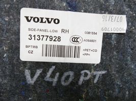 Volvo V40 Panneau, garniture de coffre latérale 31377928