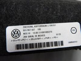 Volkswagen Jetta VI Apatinis, bagažinės šono, apdailos skydas 5C6867427