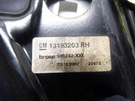 Opel Astra H Elektryczny podnośnik szyby drzwi tylnych 13193203