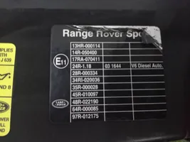 Land Rover Range Rover Sport L320 Pezzo della carrozzeria anteriore 13HR000114