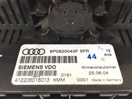 Audi A3 S3 8P Unité de contrôle climatique 8P0820043F